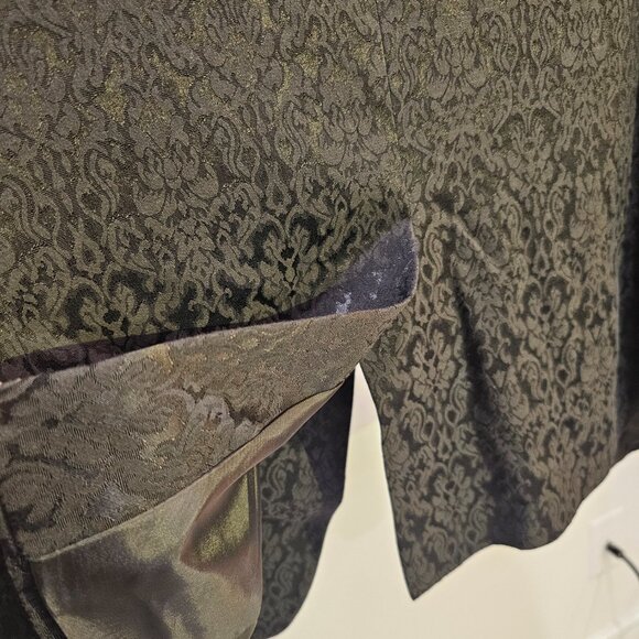 Zara Man Black Faux Jacquard Tuxedo-style Jacket - Picture 6 of 10